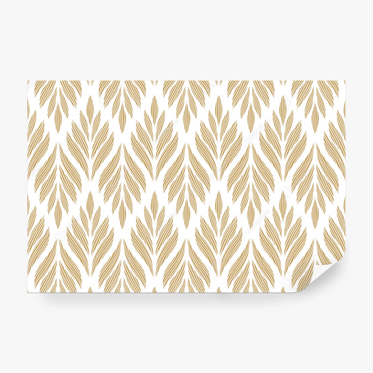 Fototapete goldenes blattmuster nahtloses design – Wallnifity® Fototapete goldenes blattmuster nahtloses design – Wallnifity®