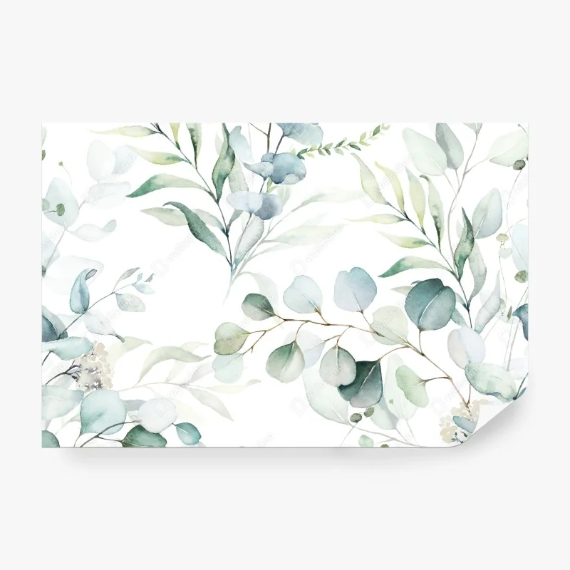 Fototapete tropische palme an einer türkisfarbenen bucht – Wallnifity®