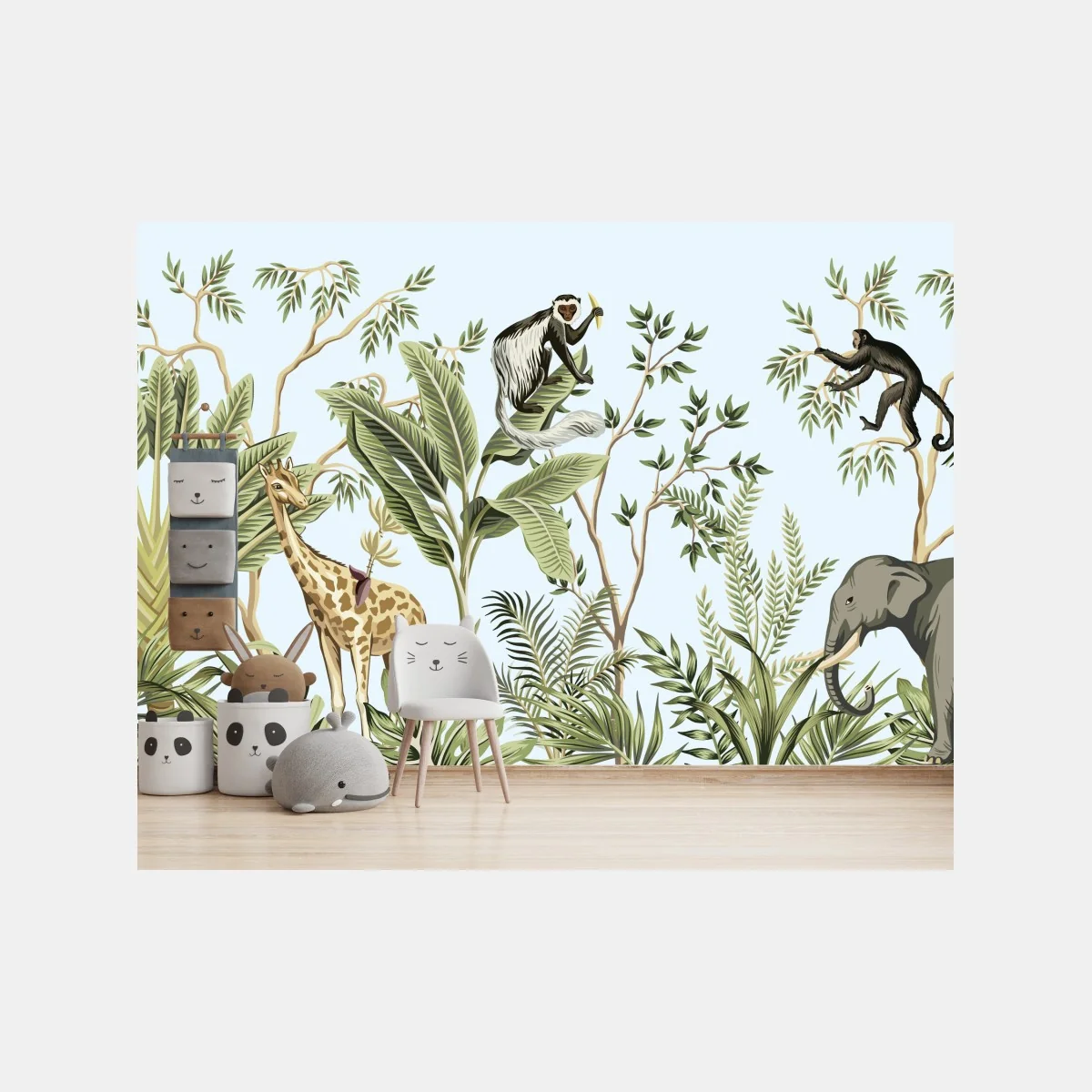 Fototapete tropischer dschungel mit tieren – Wallnifity® Fototapete tropischer dschungel mit tieren – Wallnifity®