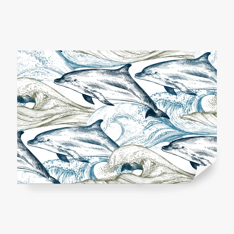 Fototapete nebliger morgen am see Lacu Rosu, Rumänien – Wallnifity®