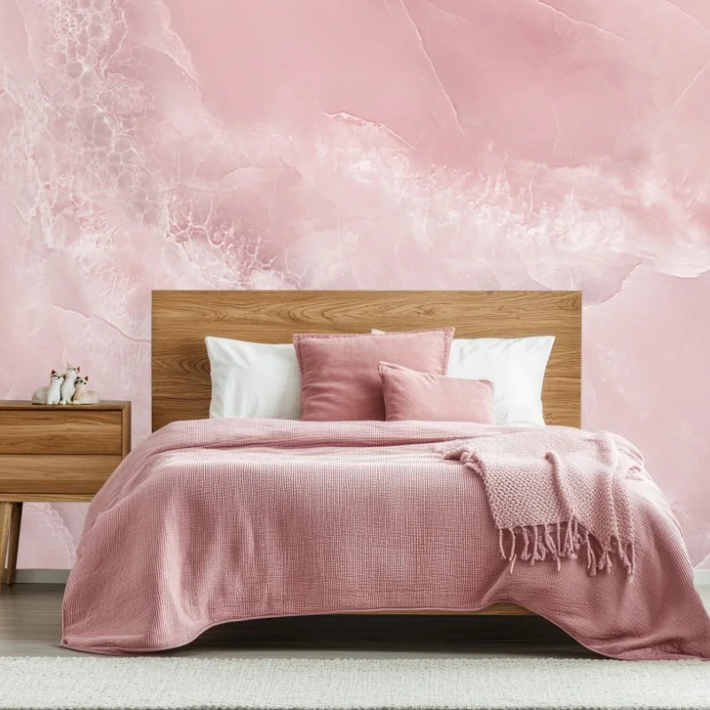 Fototapete zarte rosa marmortextur