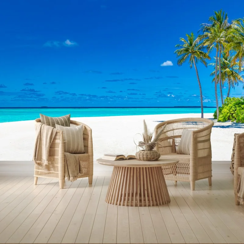 Fototapete tropischer türkisstrand