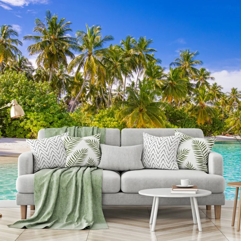Fototapete tropischer palmenstrand – Wallnifity® Fototapete tropischer palmenstrand – Wallnifity®