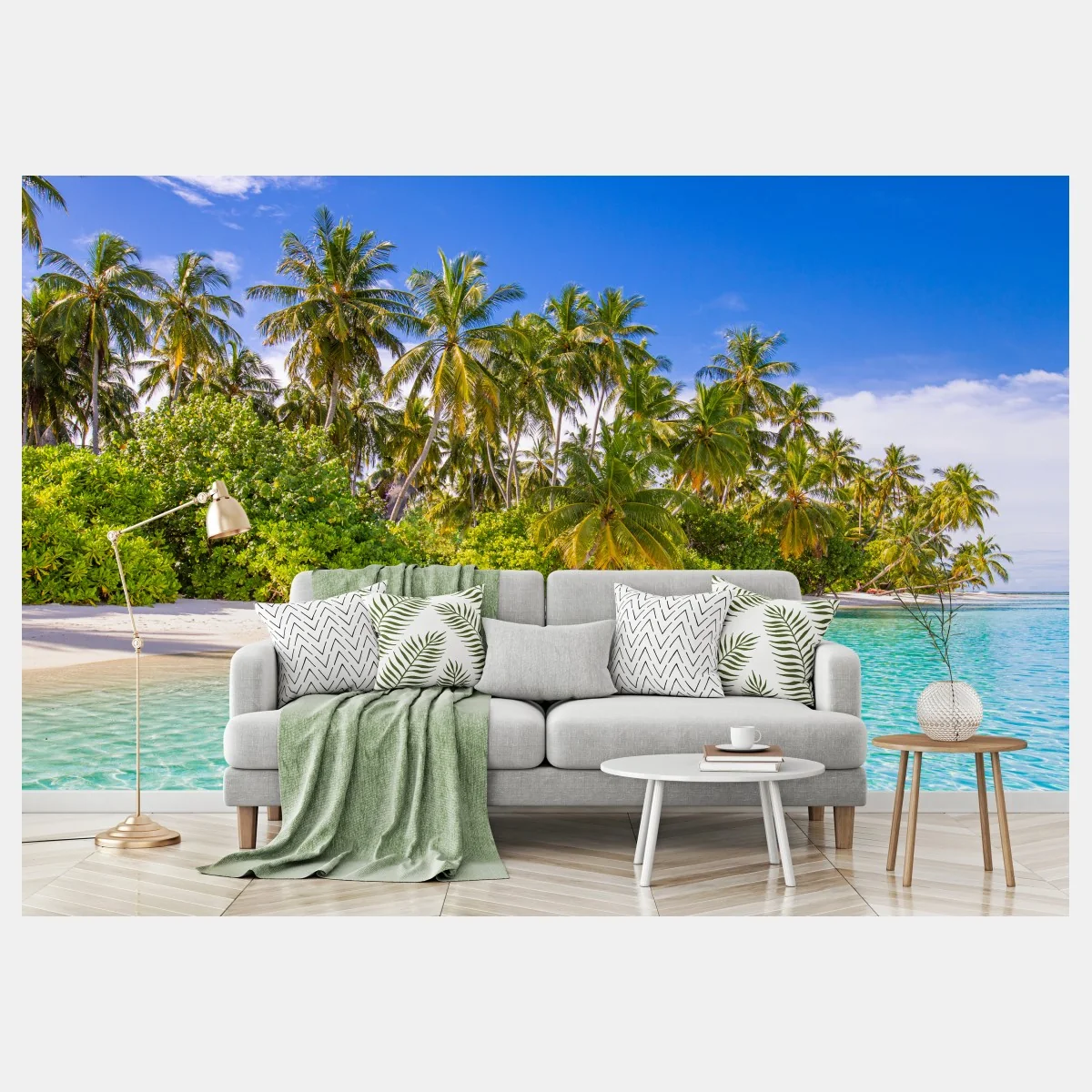 Fototapete tropischer palmenstrand – Wallnifity® Fototapete tropischer palmenstrand – Wallnifity®