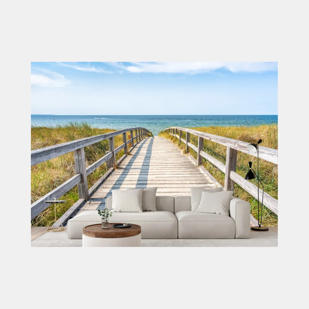 Fototapete steg zum meer – Wallnifity® Fototapete steg zum meer – Wallnifity®