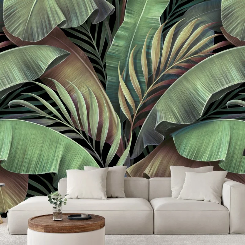 Fototapete tropisches blättermuster
