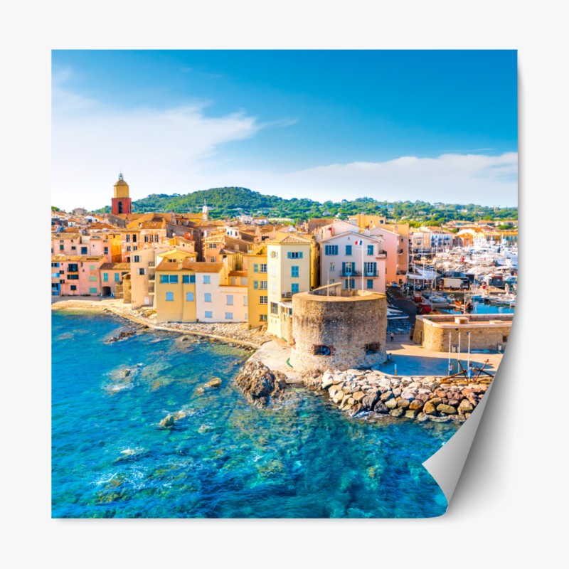 Repositionierbarer Aufkleber verspieltes abstraktes botanikmuster – Wallnifity®