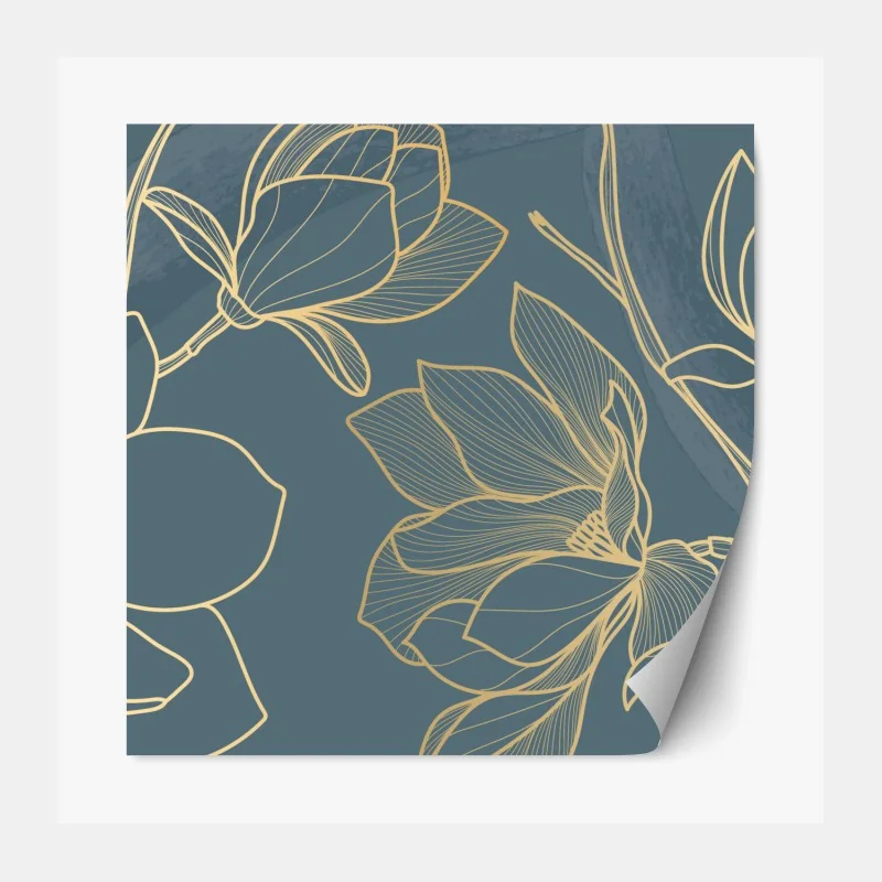 Repositionierbarer Aufkleber Godafoss wasserfall bei sonnenaufgang – Wallnifity®