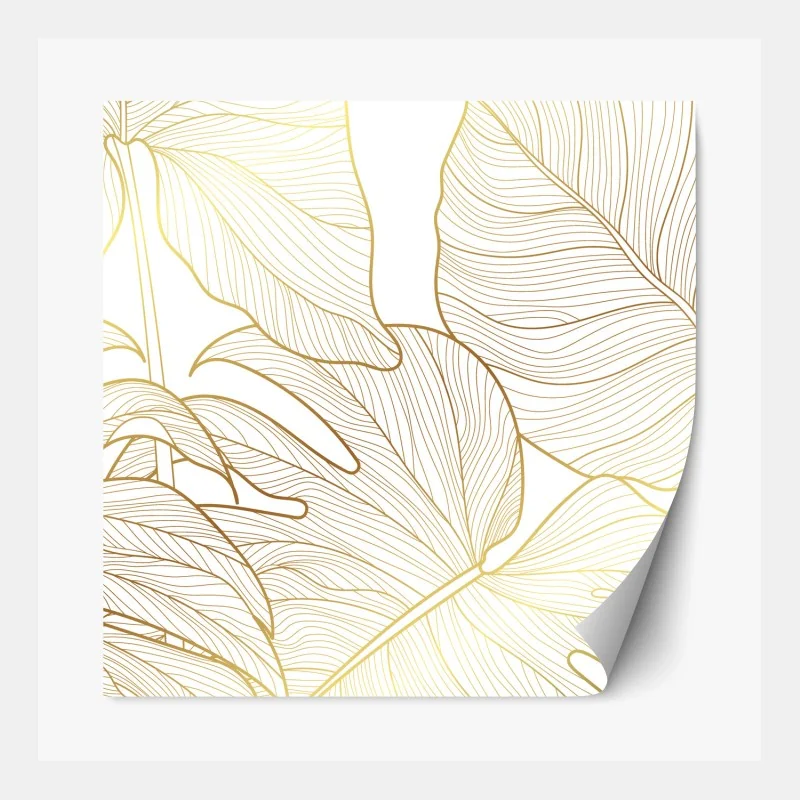 Repositionierbarer Aufkleber morgendlicher nebel über dem wald von Kaeng Krachan – Wallnifity®