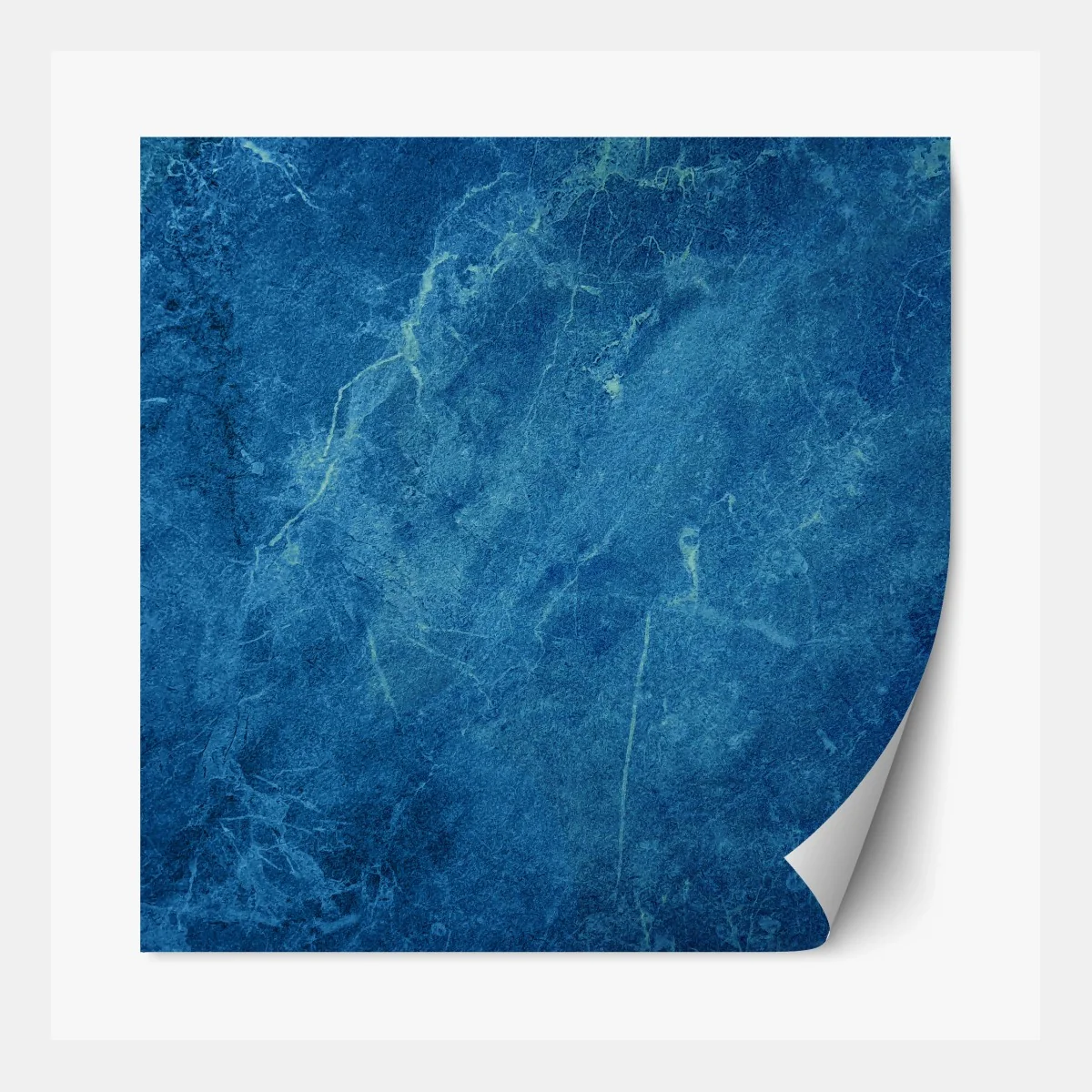 Repositionierbarer Aufkleber tiefblaue marmortextur – Wallnifity® Repositionierbarer Aufkleber tiefblaue marmortextur – Wallnifity®