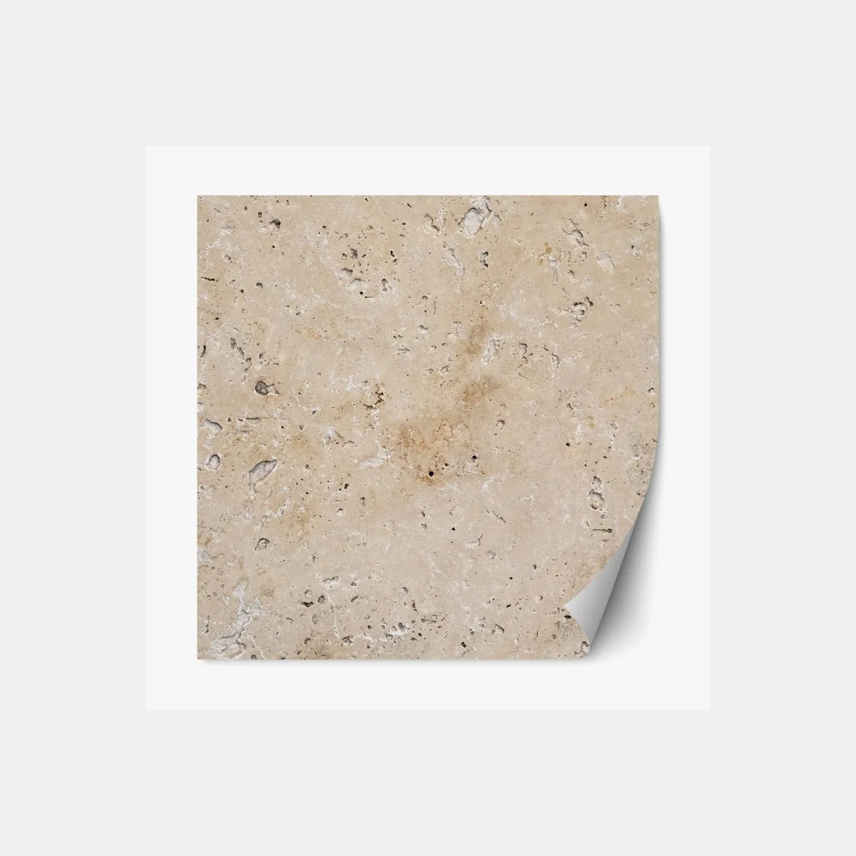 Repositionierbarer Aufkleber beige travertin steinstruktur – Wallnifity® Repositionierbarer Aufkleber beige travertin steinstruktur – Wallnifity®