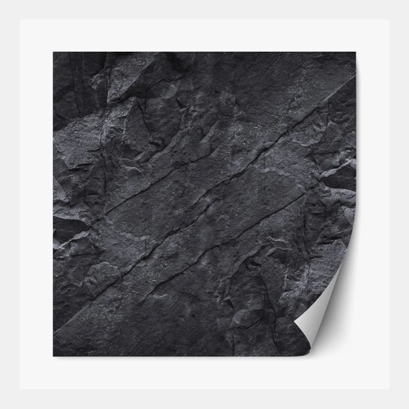 Repositionierbarer Aufkleber dunkle steintextur