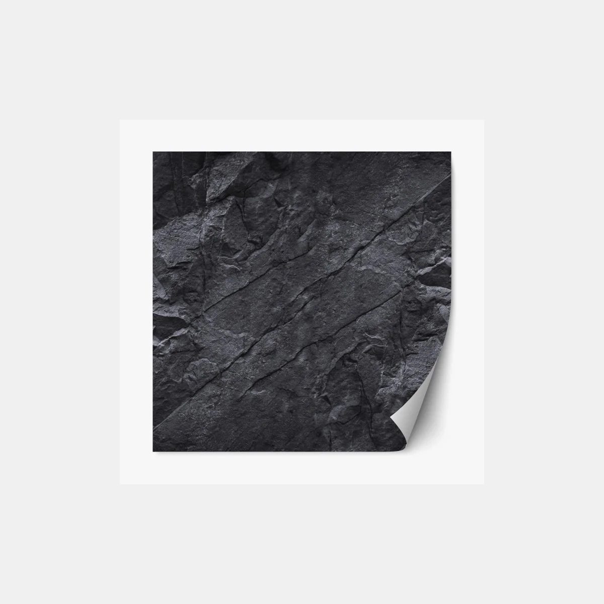 Repositionierbarer Aufkleber dunkle steintextur – Wallnifity® Repositionierbarer Aufkleber dunkle steintextur – Wallnifity®