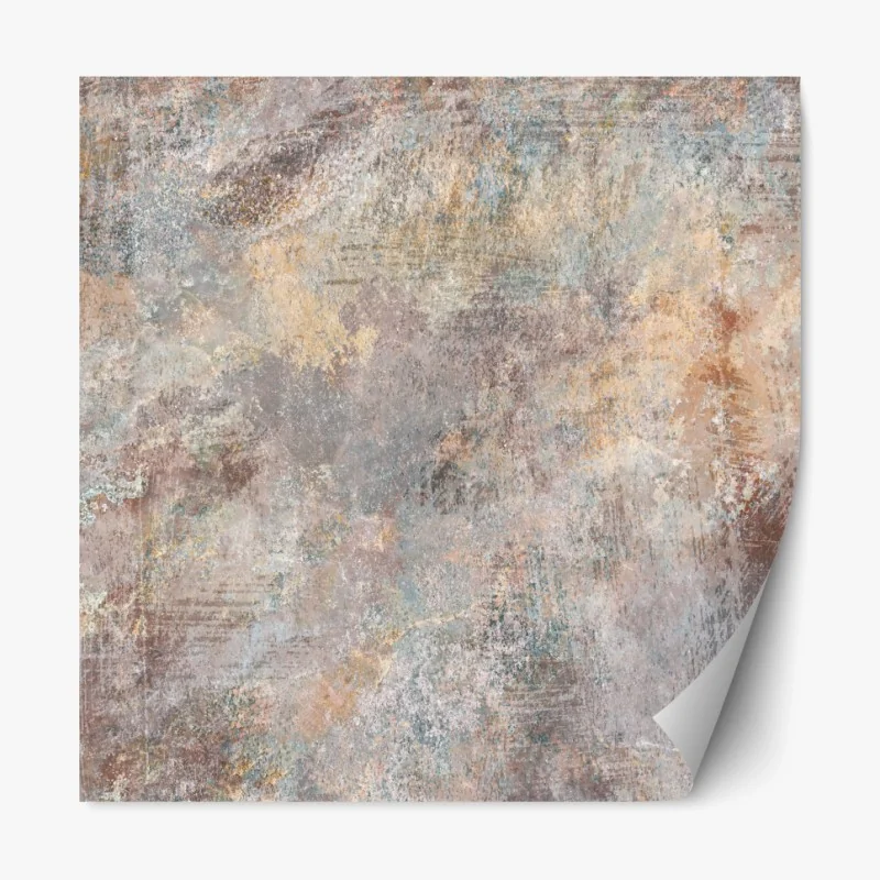 Repositionierbarer Aufkleber subtile strukturierte abstraktion in warmen neutralen tönen