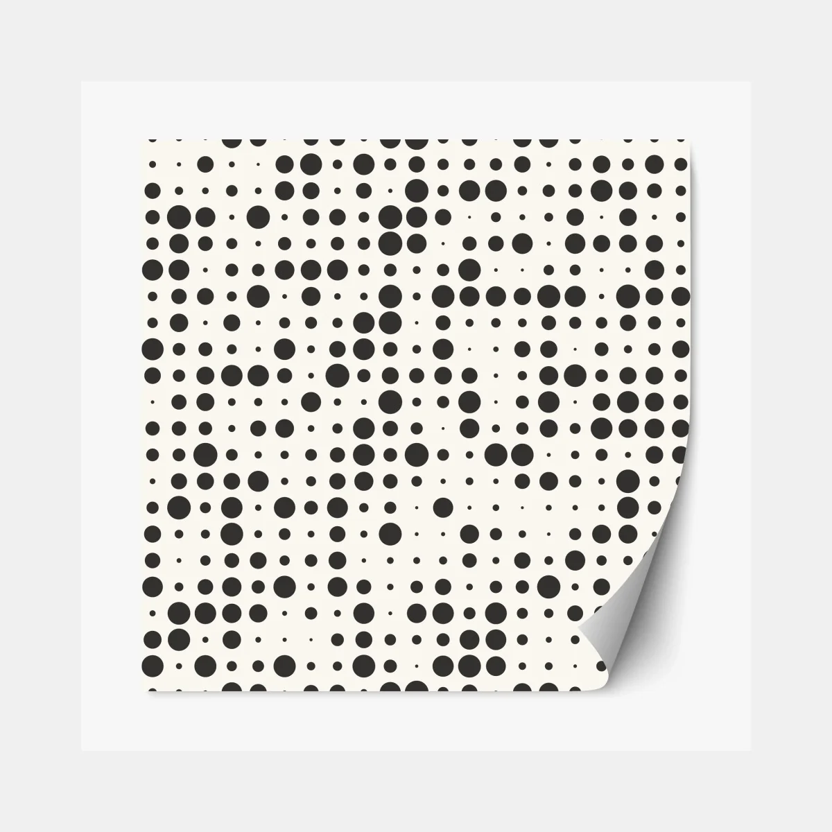 Repositionierbarer Aufkleber minimalistisches punktmuster – Wallnifity® Repositionierbarer Aufkleber minimalistisches punktmuster – Wallnifity®