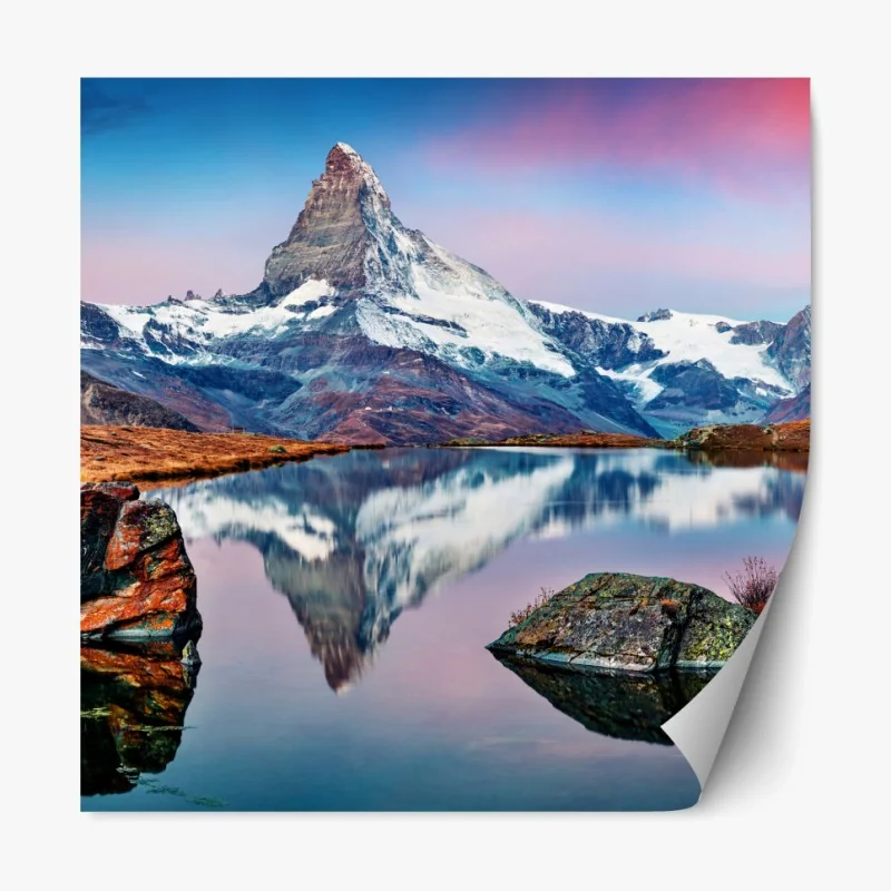 Repositionierbarer Aufkleber saftige grüne blätter – Wallnifity®