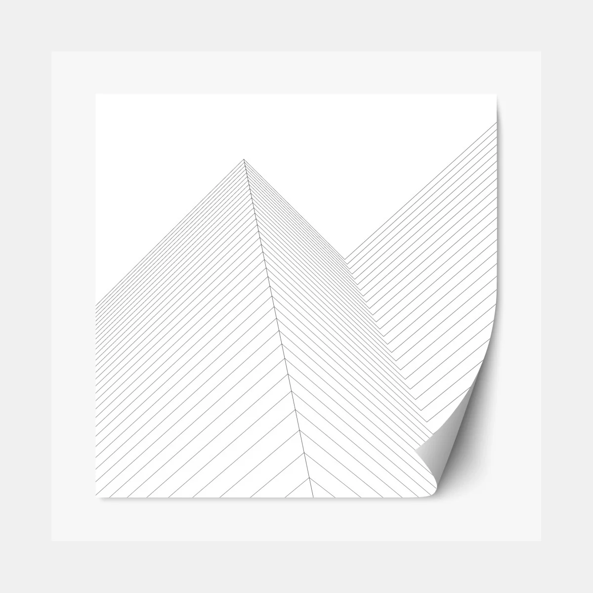 Repositionierbarer Aufkleber geometrische architekturlinien – Wallnifity® Repositionierbarer Aufkleber geometrische architekturlinien – Wallnifity®