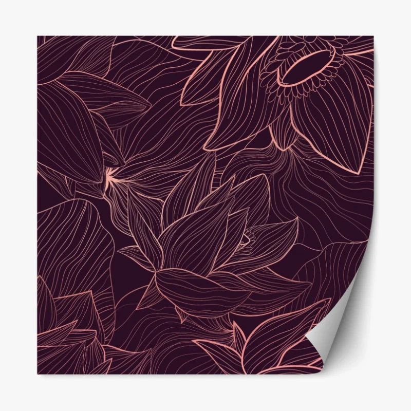 Repositionierbarer Aufkleber sonnige sanft hügelnde landschaft der Toskana – Wallnifity®