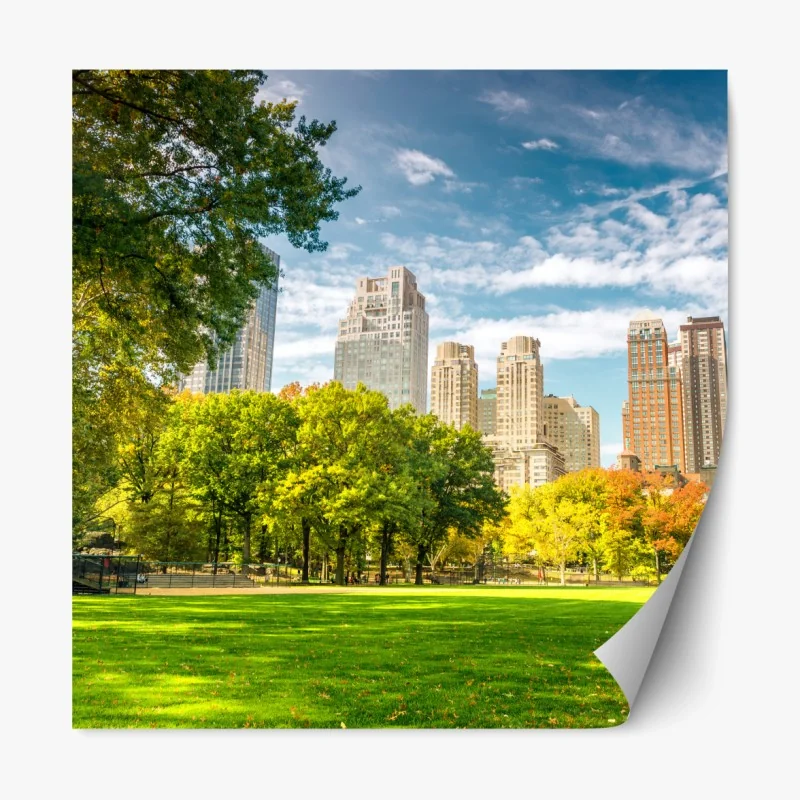 Repositionierbarer Aufkleber leuchtende tropische vögel im dschungel – Wallnifity®