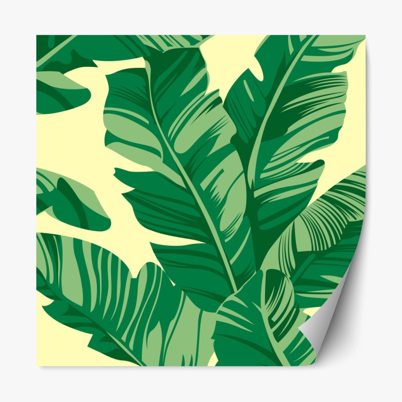 Repositionierbarer Aufkleber zartes blumenmuster in beige – Wallnifity®