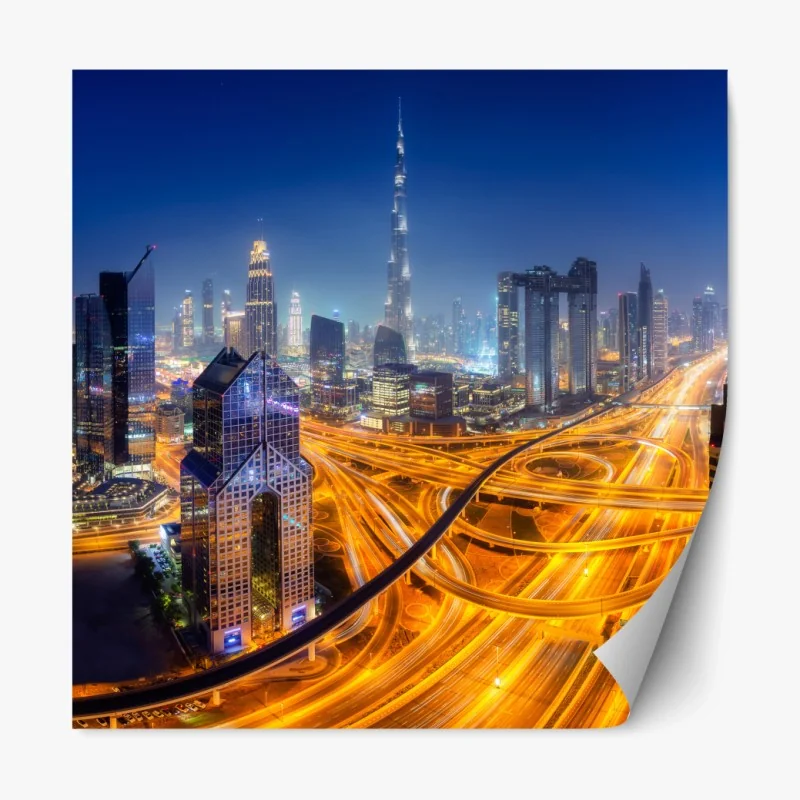 Repositionierbarer Aufkleber ruhiger sepia strand – Wallnifity®