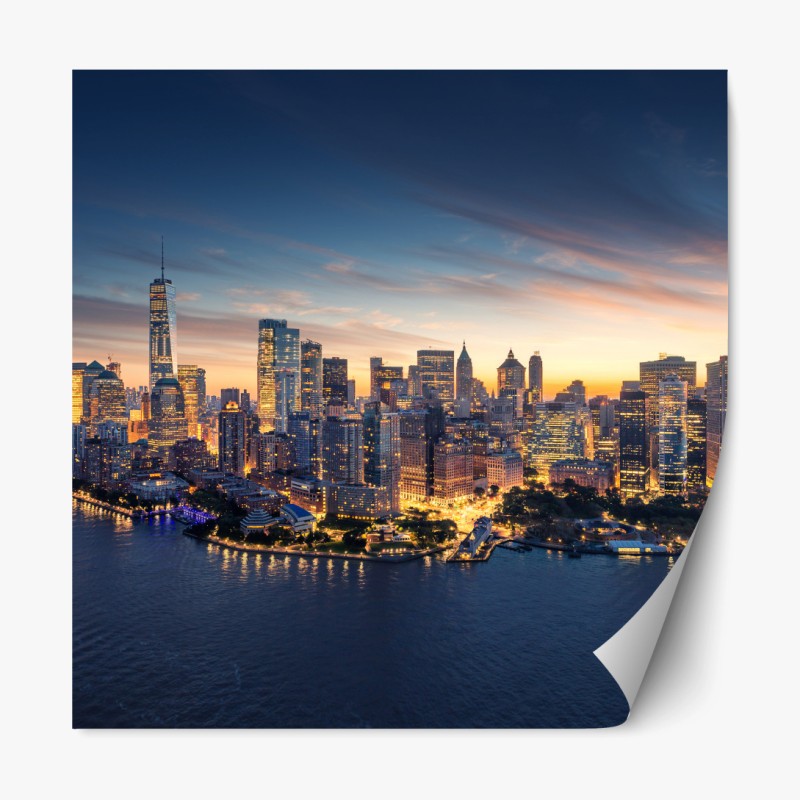 Repositionierbarer Aufkleber verspieltes party-muster mit menschen – Wallnifity®