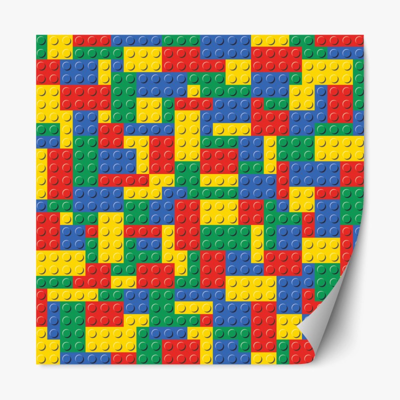 Repositionierbarer Aufkleber surreale retro-collage: traumhafte symbole und erinnerungen – Wallnifity®