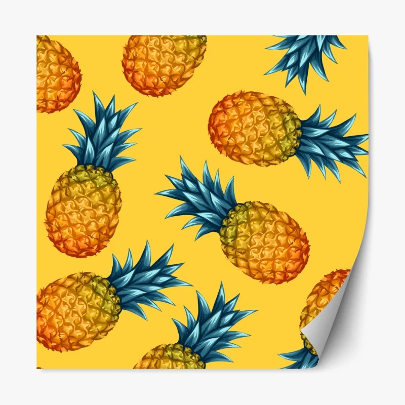 Repositionierbarer Aufkleber sonnenuntergang am see mit vertäuten booten – Wallnifity®