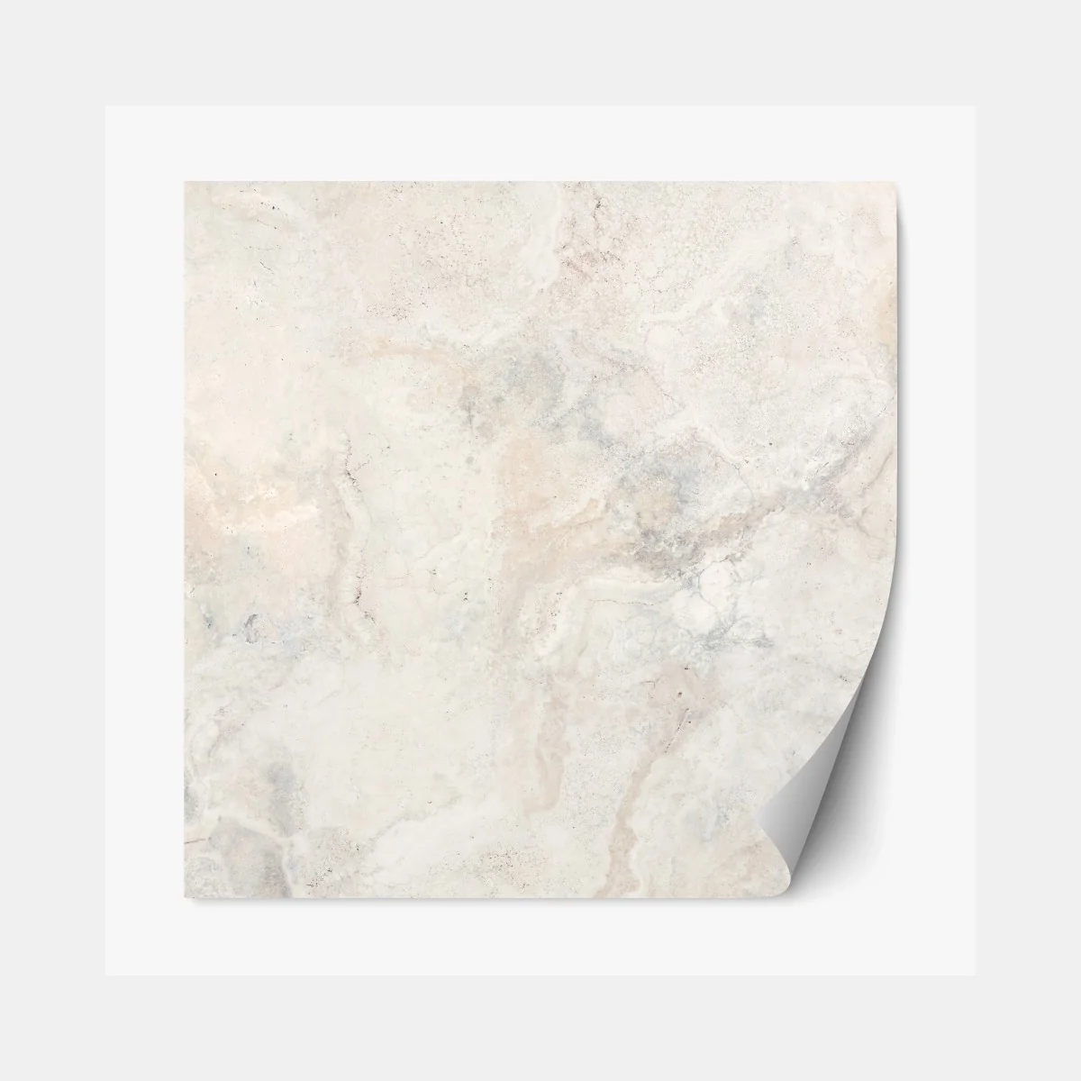 Repositionierbarer Aufkleber weiche beige marmorstruktur – Wallnifity®