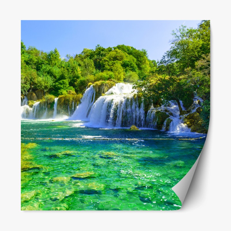 Repositionierbarer Aufkleber Dubai marina sonnenuntergang – Wallnifity®