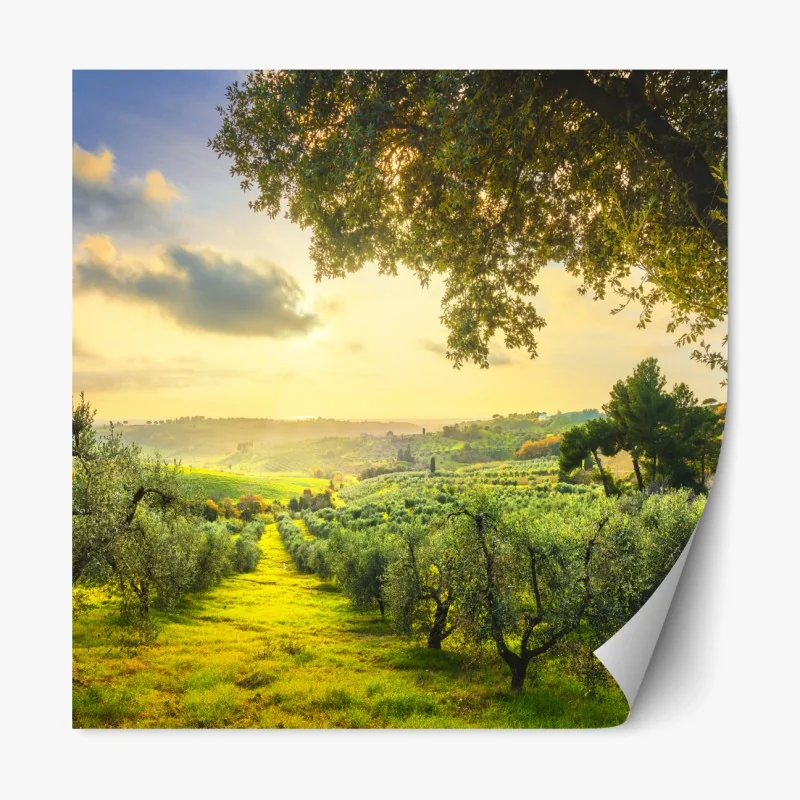 Repositionierbarer Aufkleber türkis-gold abstrakte marmorierte textur – Wallnifity®