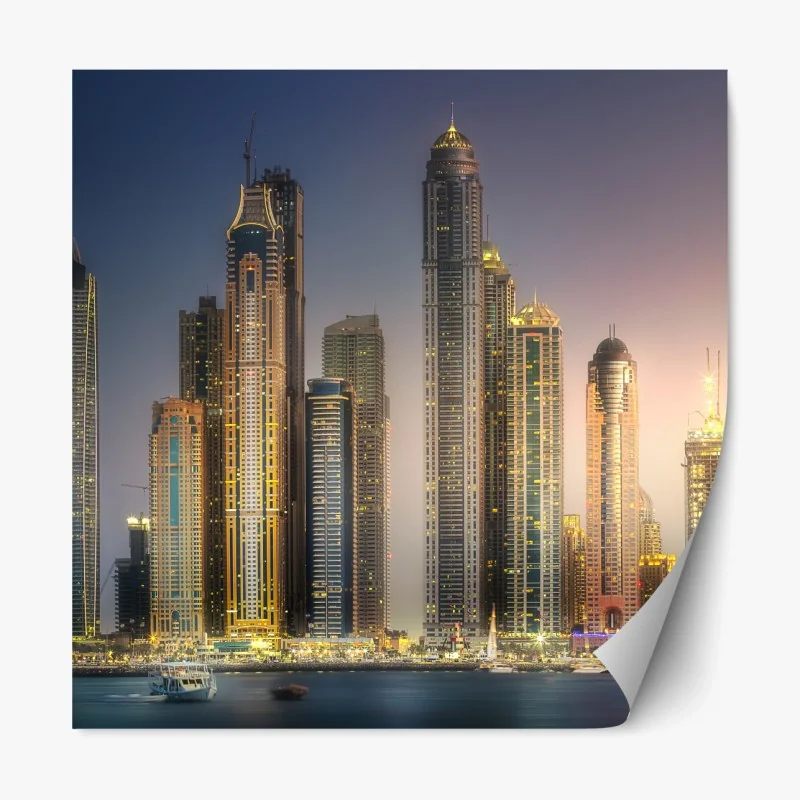 Repositionierbarer Aufkleber sonnige terrasse am Mittelmeer – Wallnifity®