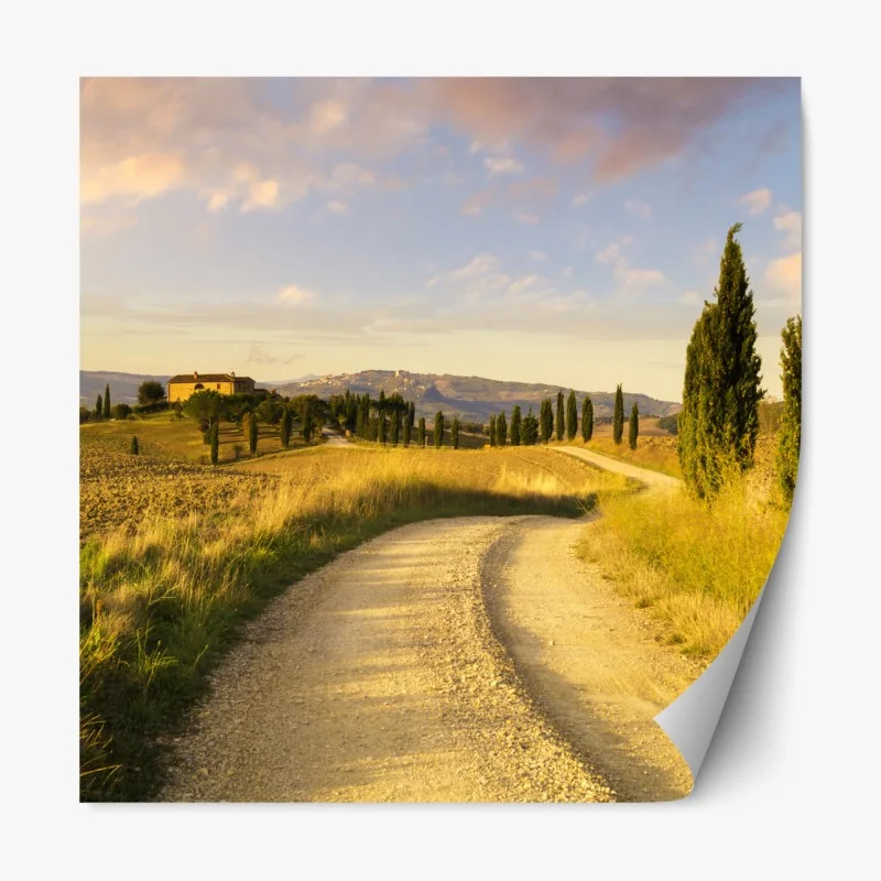 Repositionierbarer Aufkleber pastell schwalben muster – Wallnifity®