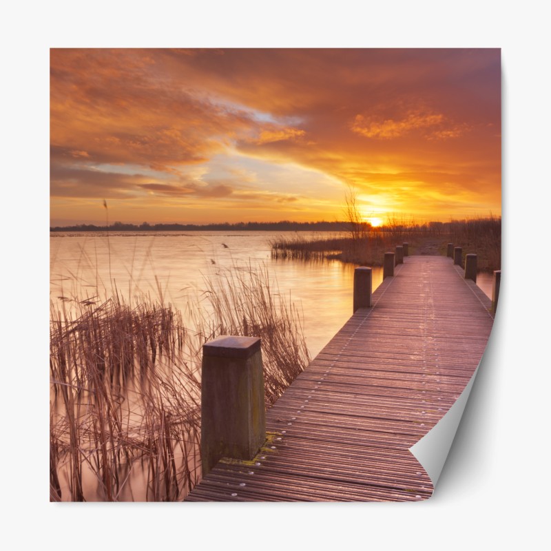 Repositionierbarer Aufkleber tropisches tukanmuster auf dunkelblauem hintergrund – Wallnifity®