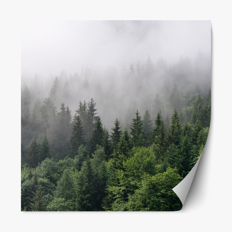 Repositionierbarer Aufkleber lebendige Skyline von Istanbul über dem Bosporus – Wallnifity®