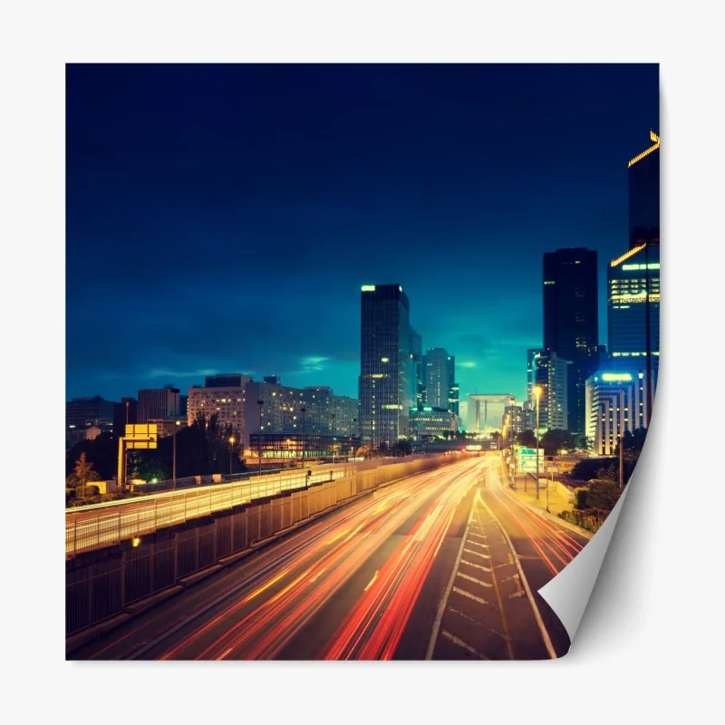 Repositionierbarer Aufkleber alpensee mit bergspiegelung – Wallnifity®