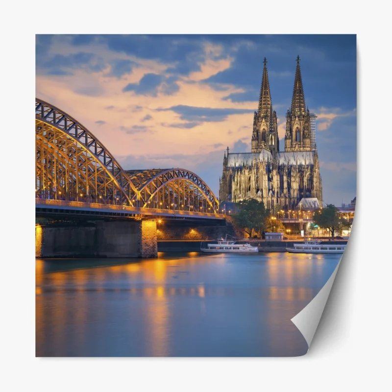 Repositionierbarer Aufkleber lebhaftes muster mit orangenscheiben – Wallnifity®