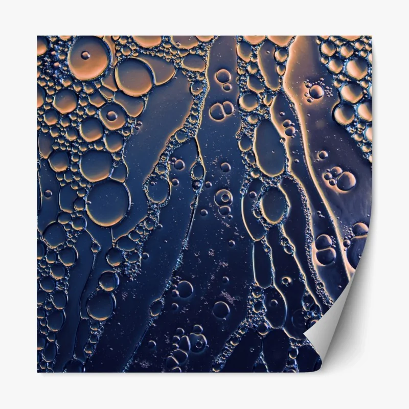 Repositionierbarer Aufkleber buntes graffiti-mural mit träumendem kind – Wallnifity®