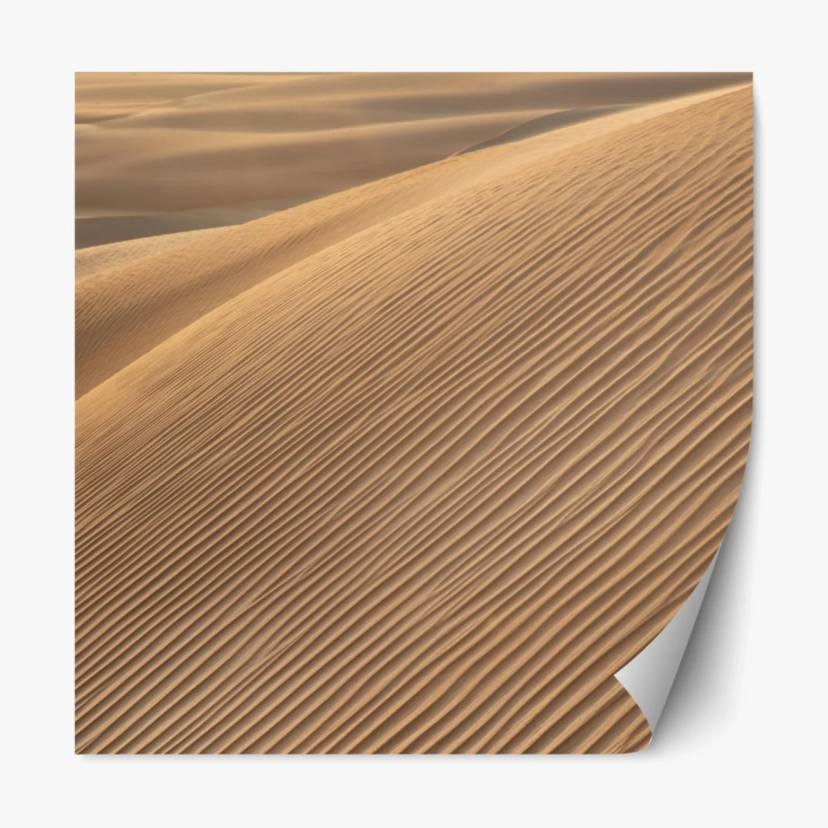 Repositionierbarer Aufkleber goldene sanddünen minimalistisches landschaftsbild – Wallnifity® Repositionierbarer Aufkleber goldene sanddünen minimalistisches landschaftsbild – Wallnifity®