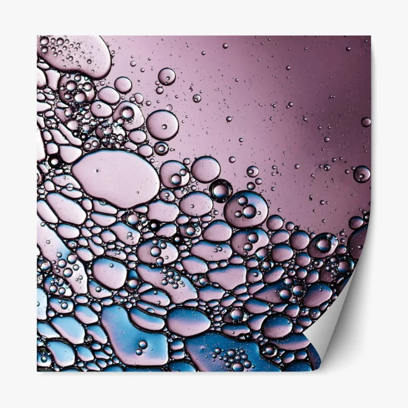 Repositionierbarer Aufkleber majestätischer schneebedeckter berggipfel – Wallnifity®