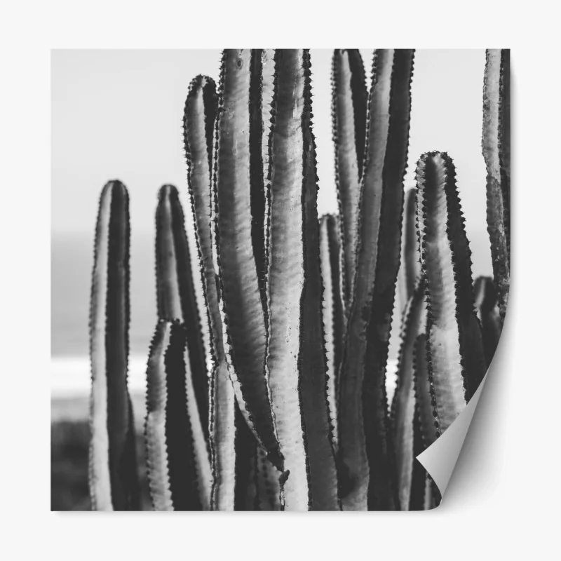 Repositionierbarer Aufkleber lebhaftes geometrisches blumenmuster – Wallnifity®