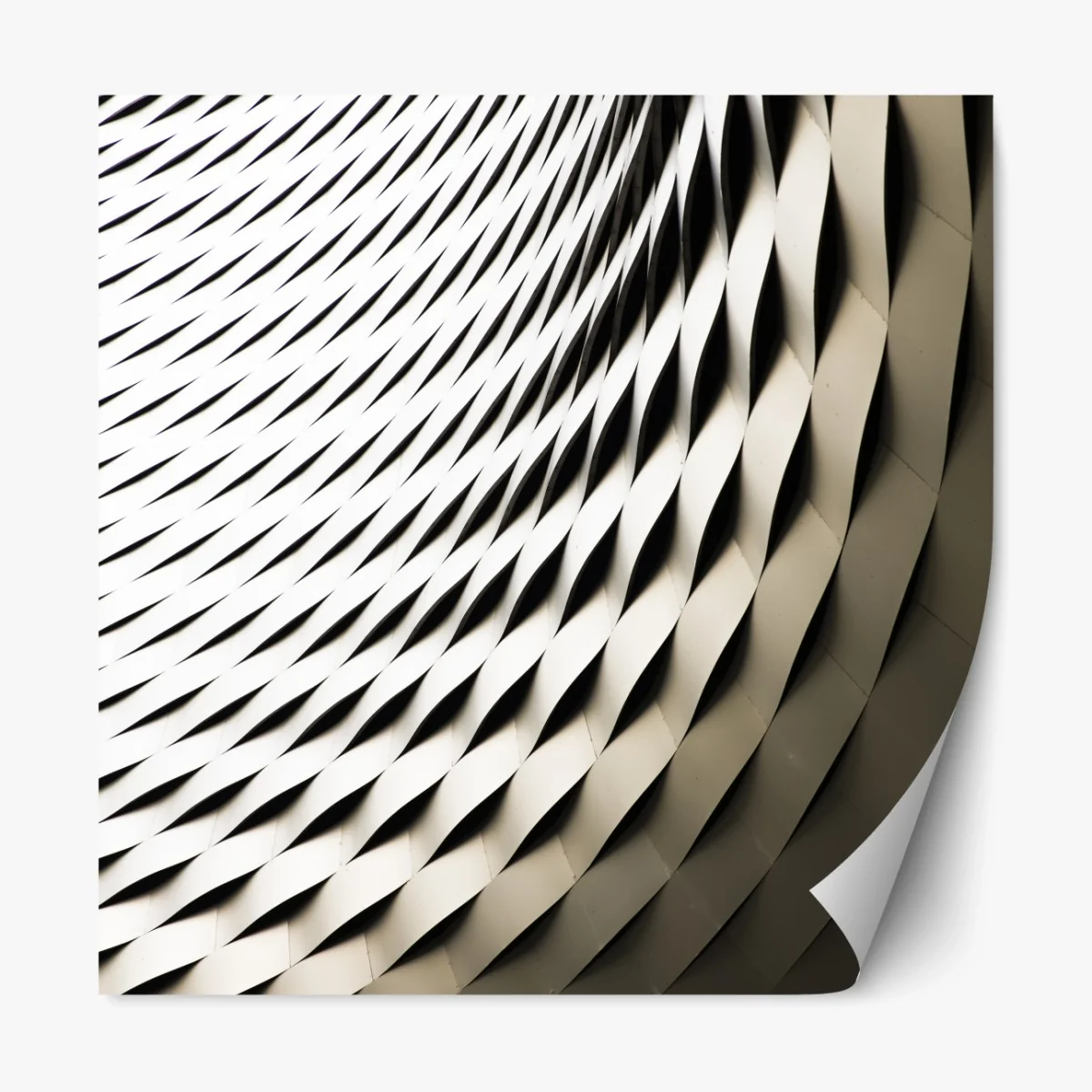 Repositionierbarer Aufkleber modernes geometrisches architekturmuster – Wallnifity®