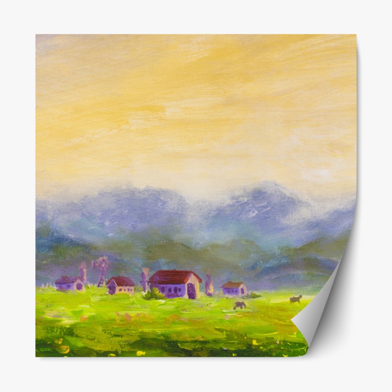 Repositionierbarer Aufkleber tropisches tukanparadies – Wallnifity®