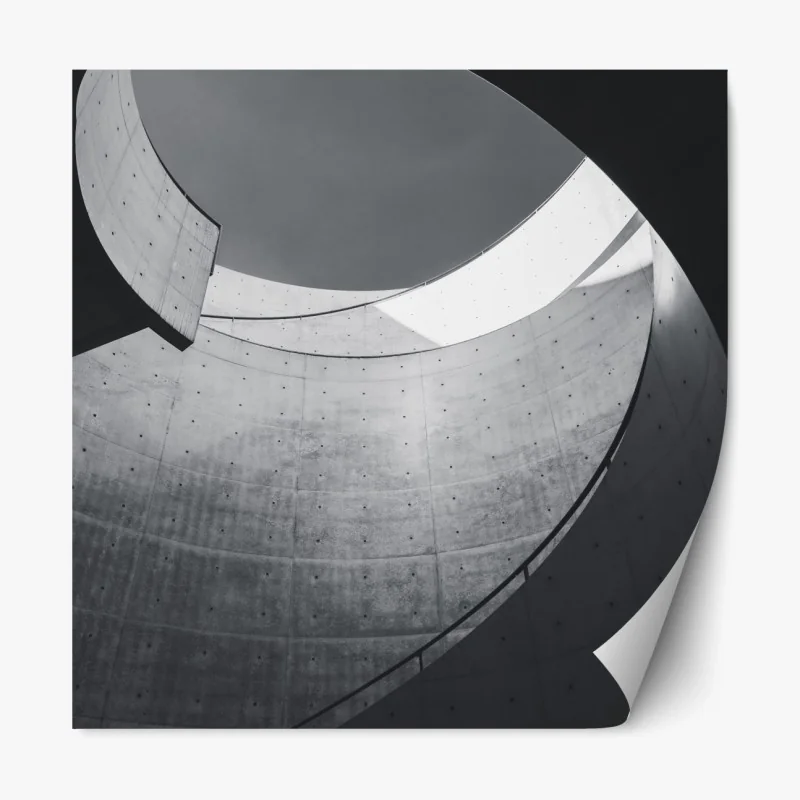 Repositionierbarer Aufkleber panorama von Neapel mit dem Vesuv – Wallnifity®