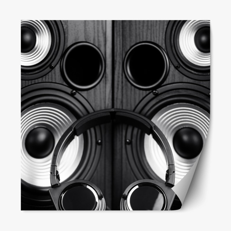 Repositionierbarer Aufkleber Neptun klassisches standbild in monochrom – Wallnifity®