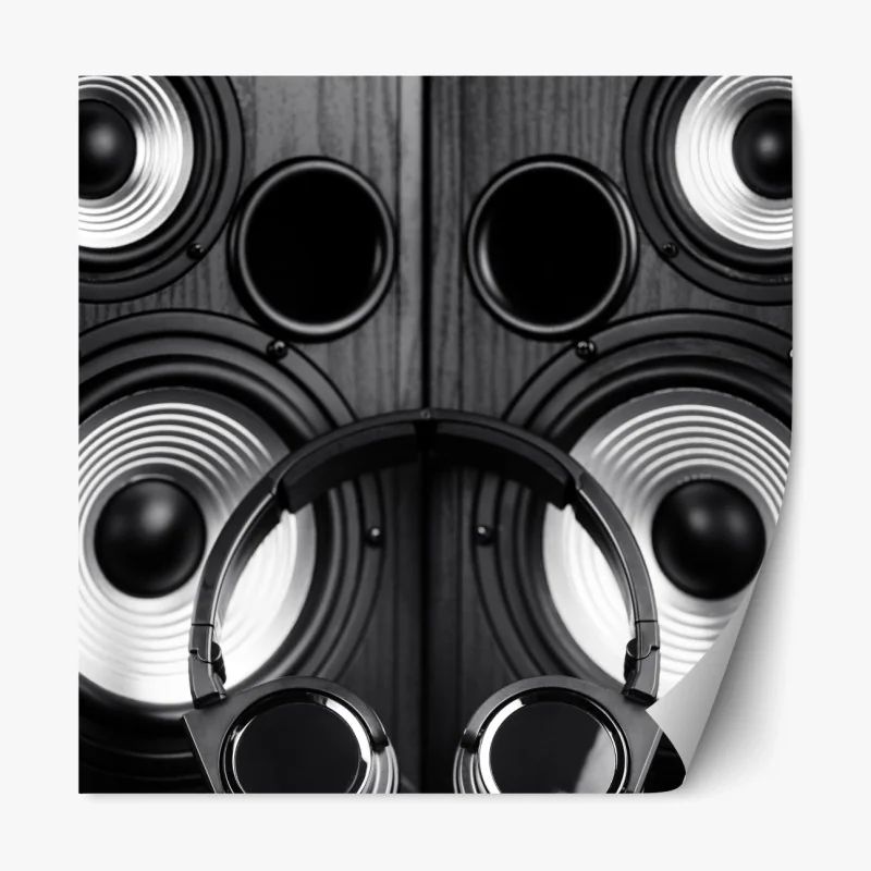 Repositionierbarer Aufkleber alpensee mit bergspiegelung – Wallnifity®