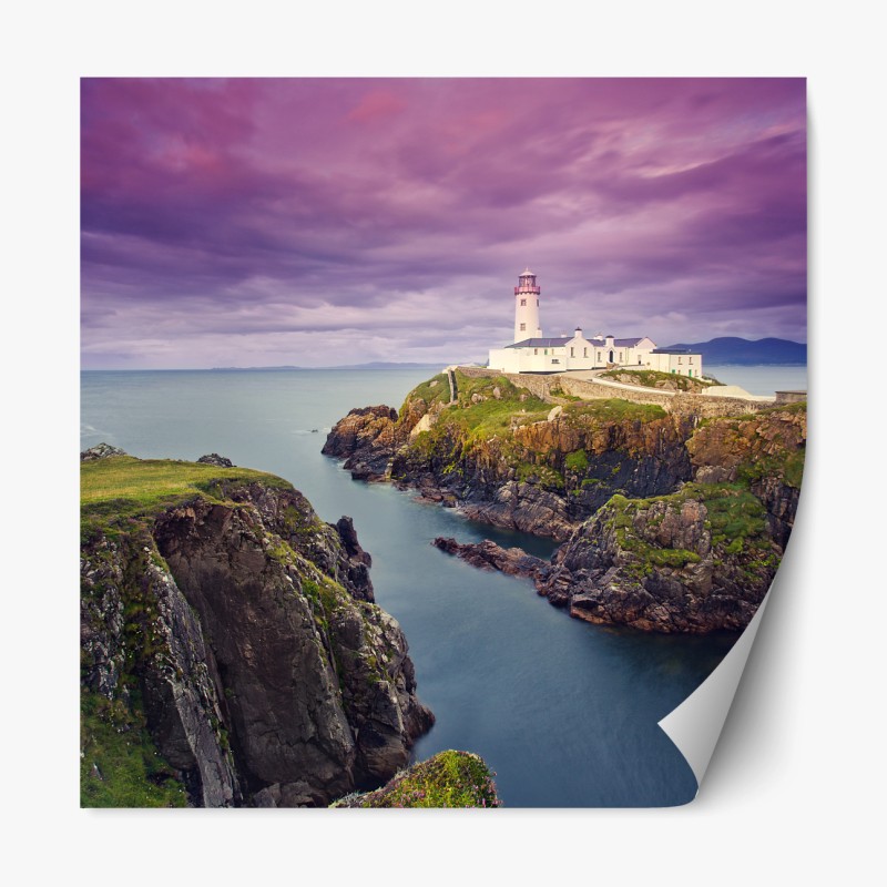 Repositionierbarer Aufkleber ruhige seebrücke über stillem meer – Wallnifity®