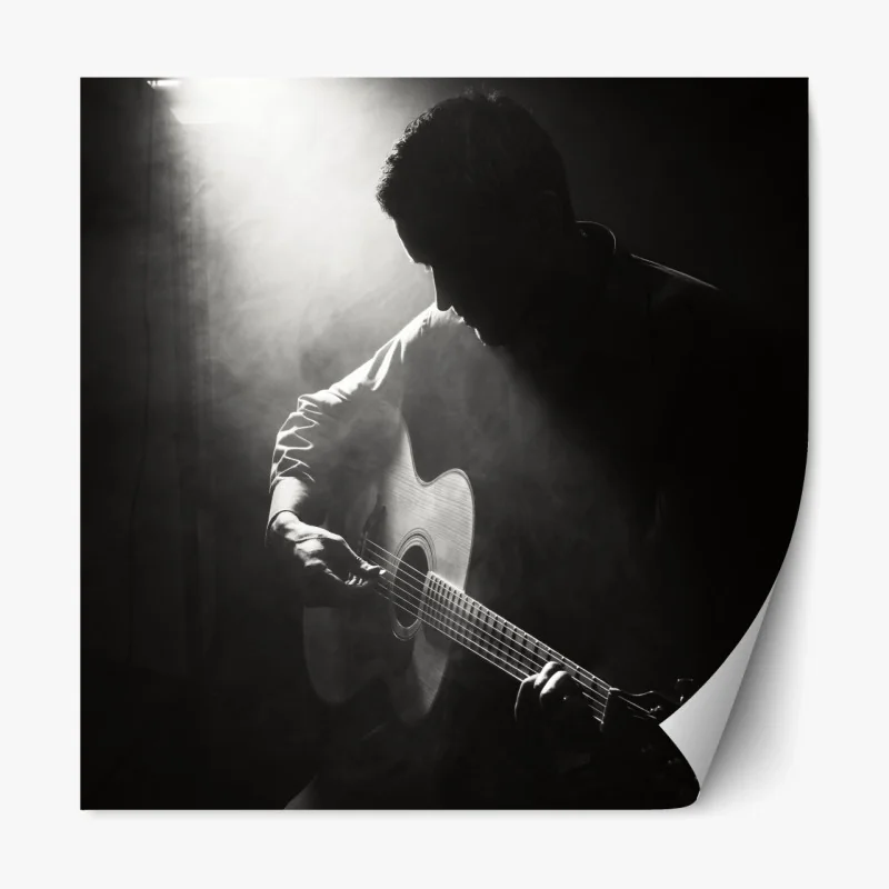 Repositionierbarer Aufkleber schneebedeckter berggipfel mit gletscher – Wallnifity®