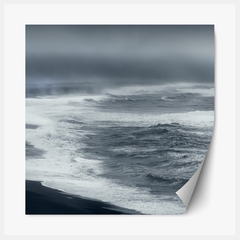 Repositionierbarer Aufkleber verspieltes party-muster mit menschen – Wallnifity®