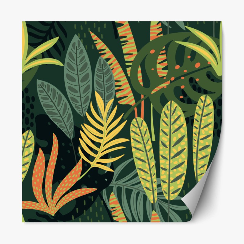 Repositionierbarer Aufkleber reife tomaten auf rustikalem holztisch – Wallnifity®